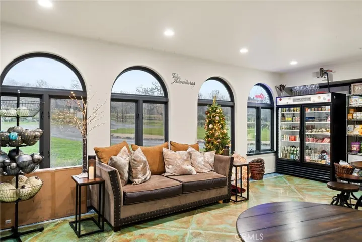 retail room with holiday decor