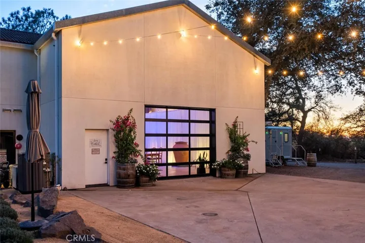 exterior roll up door to event room