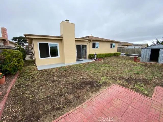 spacious backyard