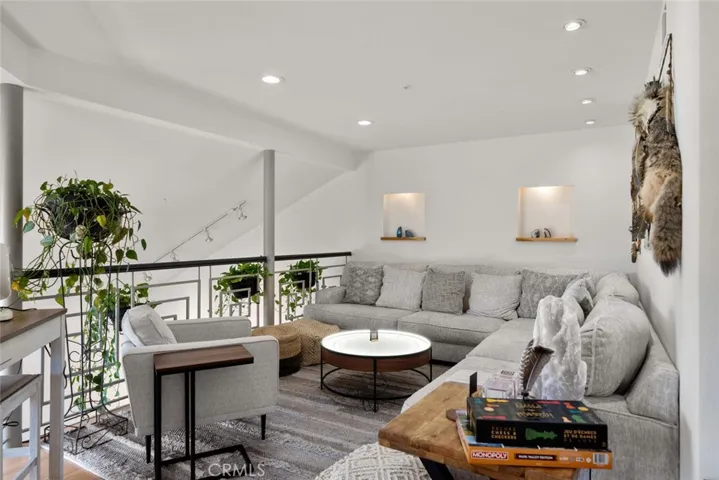 balcony seating area