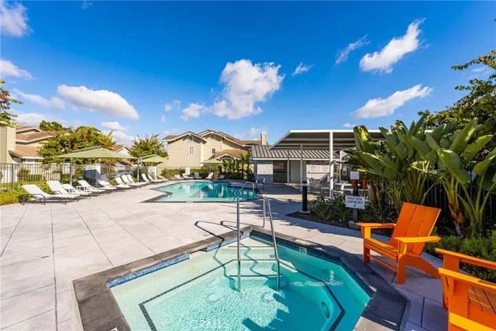 Lounge by the pool or relax in the spa!