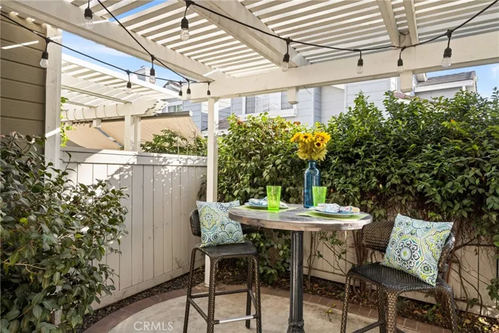 Enjoy dining on your private patio!