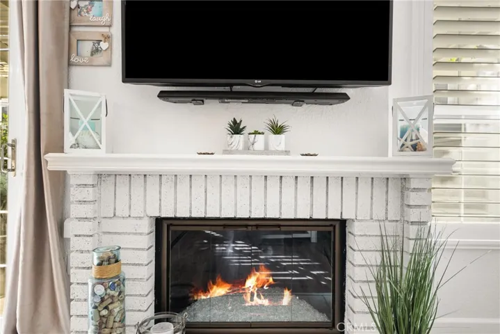 Enjoy the fireplace on those cool evenings!