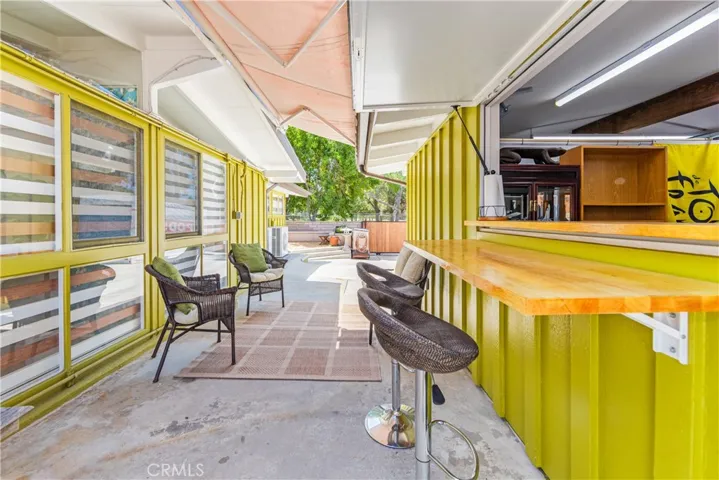 So cool!  "Concession Stand" bar area