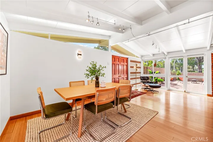 Open concept dining area