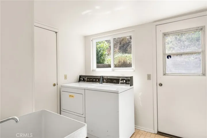 Interior Laundry Room with Sink