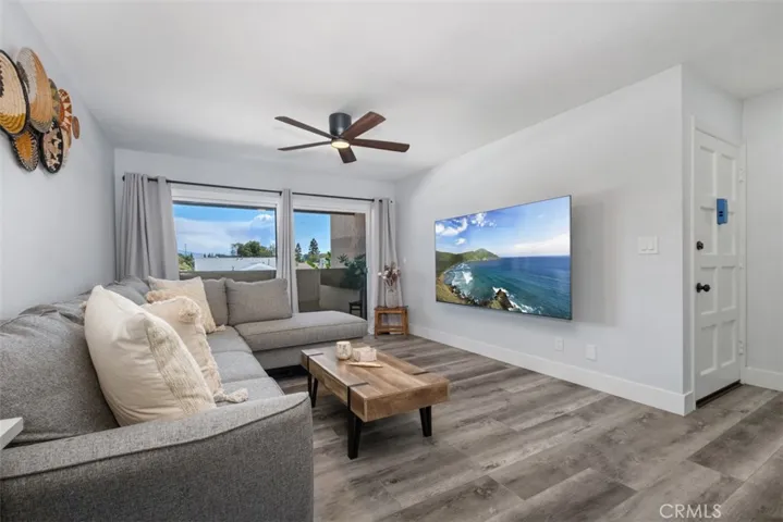 Slider off living room