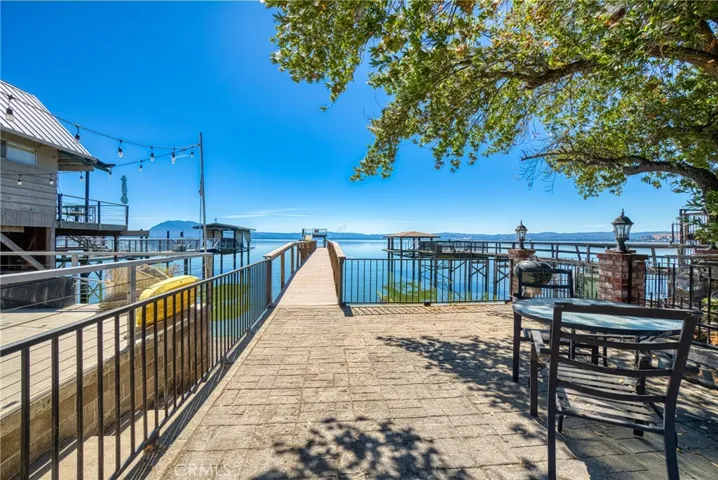Beautiful patio, pier, swim platform and boat dock.