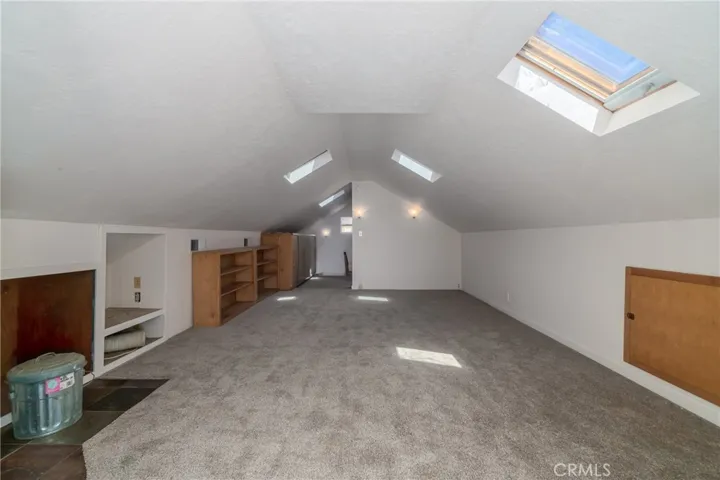 Spacious upstairs room.