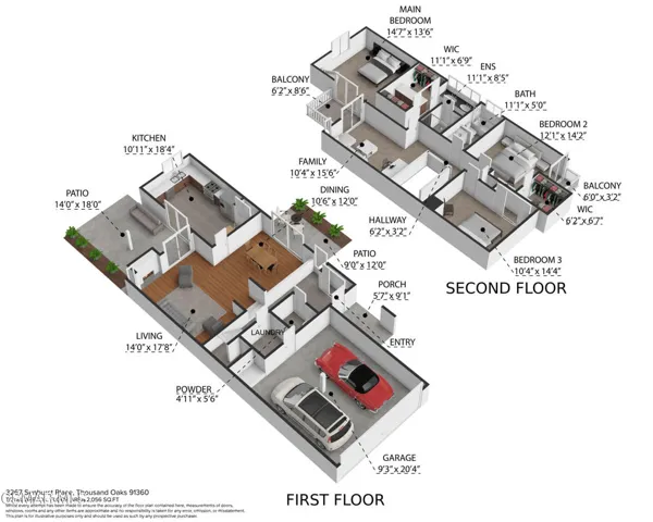 3D Measured Floor Plan
