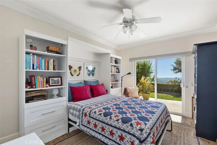 Large secondary bedrooms with sliding doors.