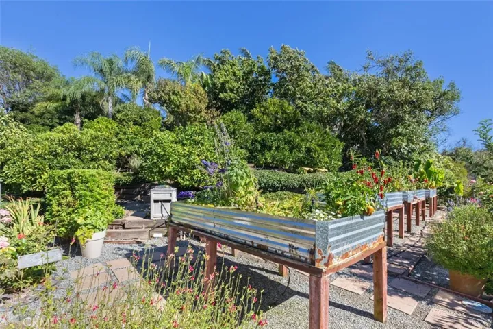 Garden area.