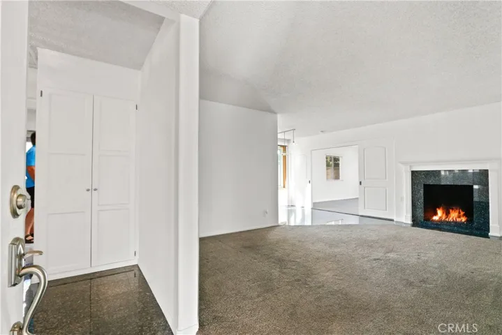 Entry and hallway to the left
