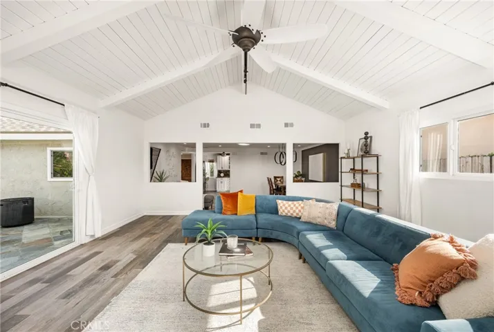 Light filled family room