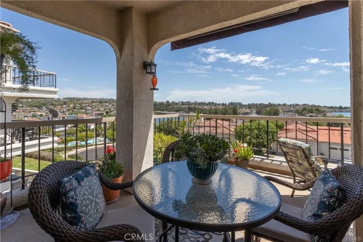 Patio dining area