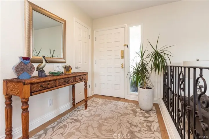 Spacious entry