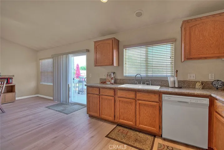 open kitchen area