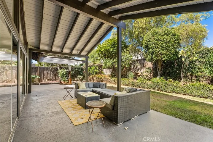 Covered patio