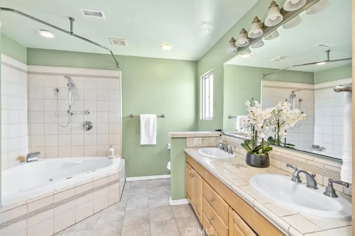 Primary suite bathroom