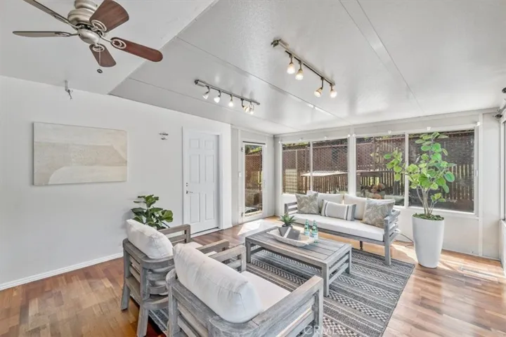 Sunroom w/ access to backyard.