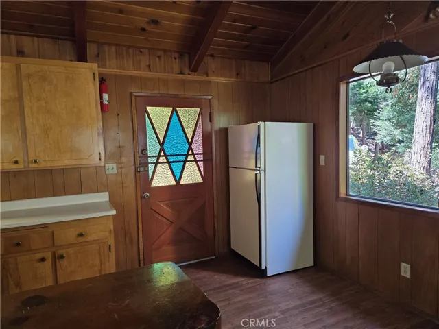 Entry door into kitchen