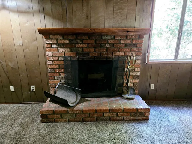 Family room fireplace