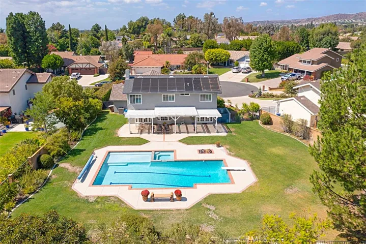 Aerial View of Backyard