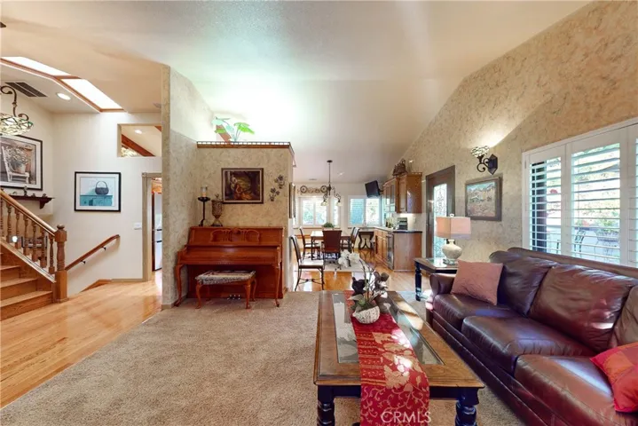 Living room of main home