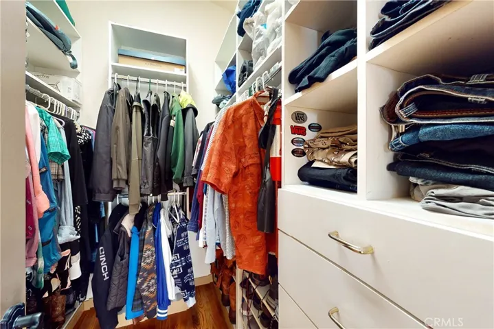 Primary closet in main home