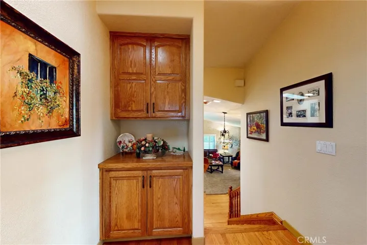 upstairs hall storage closet in main home