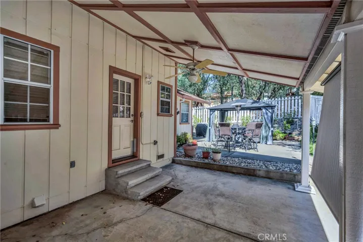 Covered patio