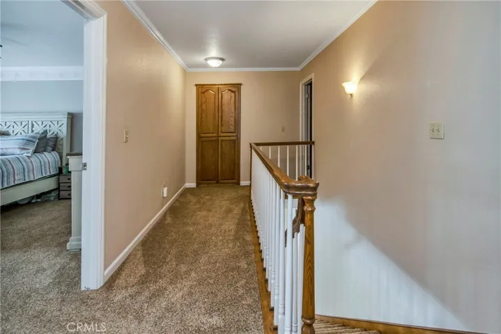 Large landing at top of stairs