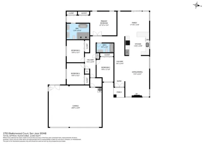 2753 Buttonwood Court, San Jose, California 95148