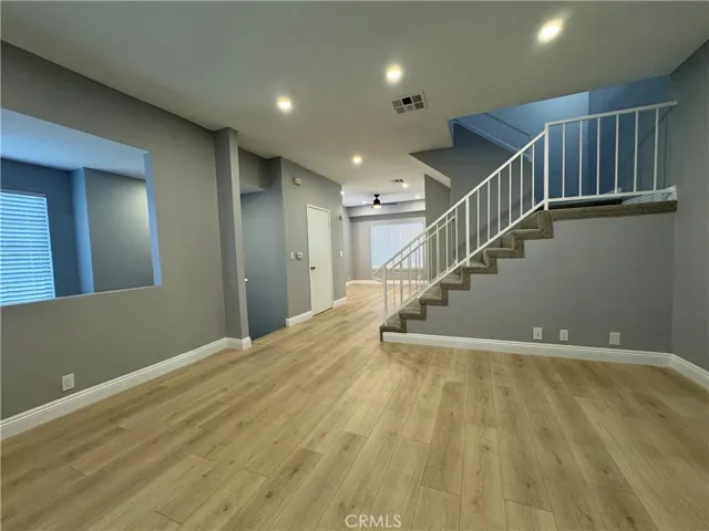 Living room and view of dining area