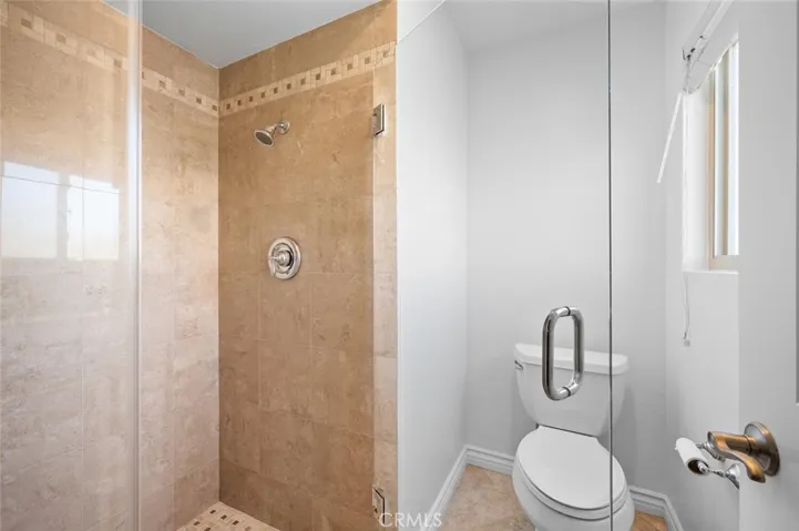Stall shower in primary bath