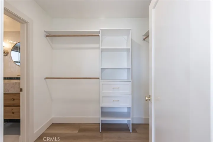 first level bedroom walk in closet