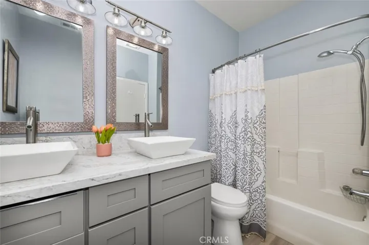 Upstairs bathroom shower