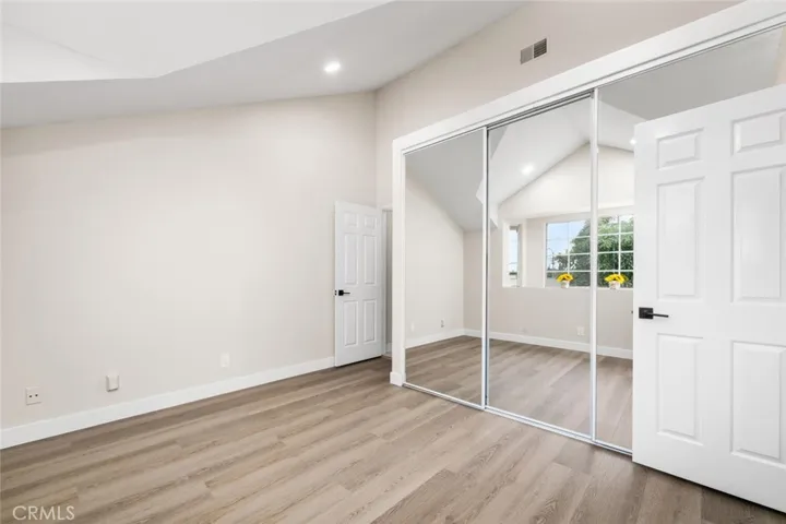 Large 3 paneled wardrobe closet.