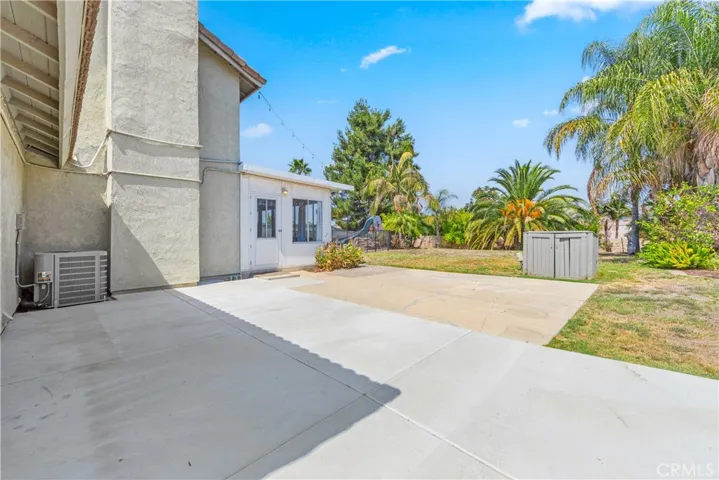 Ample patio space for entertaining