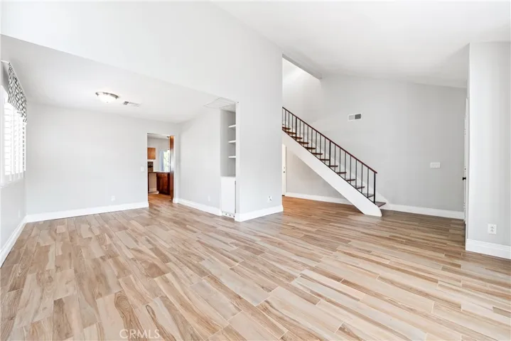 View upon entering
