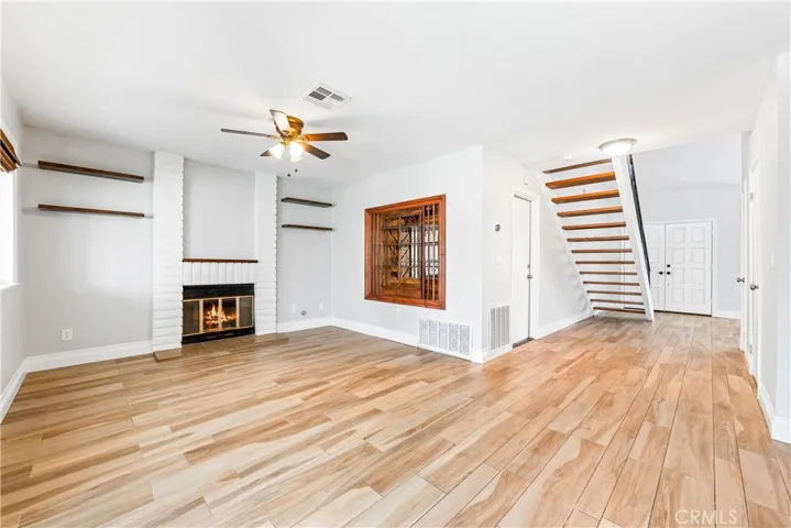 Fireplace in living room