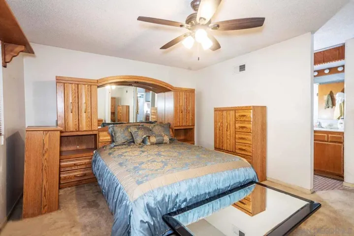 Large primary bedroom with ensuite.