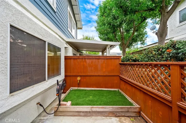 Private Rear Patio