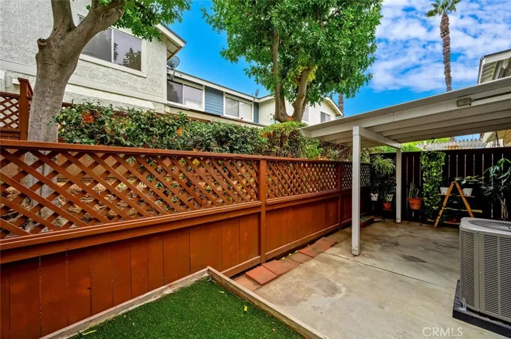 Private Rear Patio