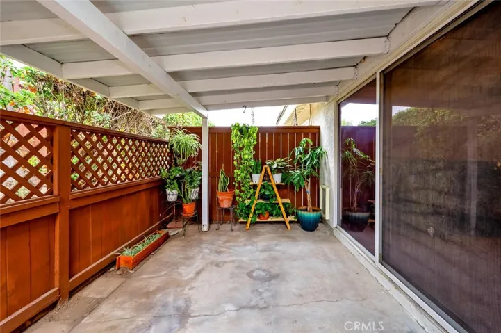 Private Rear Patio