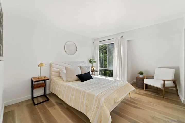 Primary bedroom with extra large window
