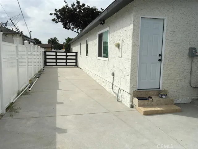 Driveway and back of the house view.