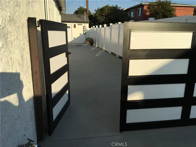 Gated driveway