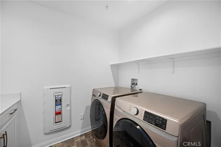 Laundry room area.