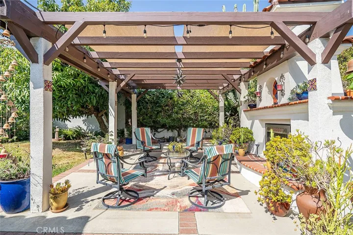 Back yard entertaiment area